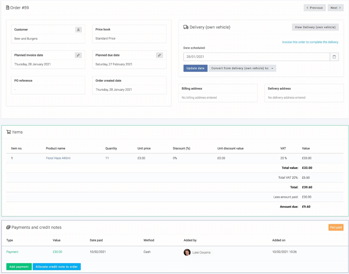 Système CRM pour une brasserie allemande