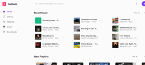 YouMusic Cloud — plateforme de streaming musical gratuite et multilingue